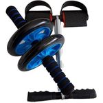 AB Wheel Double Wheel Abs Roller + Tummy Trimmer + FREE Knee Mat
