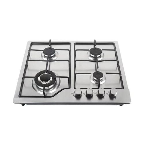 Bolesi Inbuilt / Table Top Gas Cooker – 4 Burners + 1 Wok Burner, Durable &amp; Easy-Use silver
