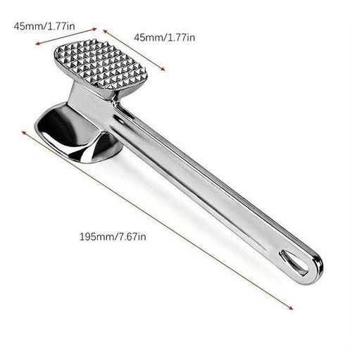 1pc Double-sided Loose Steak Hammer, Rejuvenation Needle Stainless Steel Aluminum Alloy Smash Slap