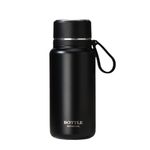 850ml large capacity portable thermos cup, 316 stainless steel thermos cup - Black
