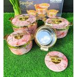 Hot Pot Set Of 4 Pieces Pearl Platina Hotpots
