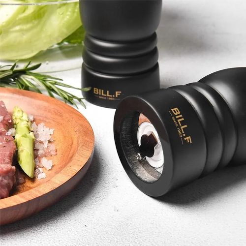 6 inch Wood Pepper Grinder Mill Adjustable Stainless Steel Grinder