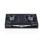 AILYONS 2 Burner Table Top Stainless Steel Gas Stove Cooker