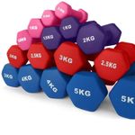 Vinyl Dumbbell Weight Set Solid Cast Iron Dumbbell