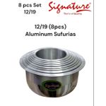 8pcs Stainless Aluminum Sufuria Cooking Pots Size 12/19 Inches