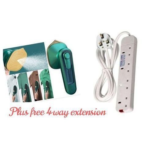 Portable Dry And Steam Iron Box Plus Free 4 Way Extension