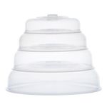 12pcs Microwave Safe Cover Dish Plate Lid Hot Food Lids For Kitchen