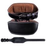 Premium Leather Weightlifting Exercise Belt Waist Support protection deep Squat Deadlift hard pull bench press  Powerlifting Gym Belt Unisex Wide Wrap Training Weight Lifting Double Buckle For Body Building Fitness Training
