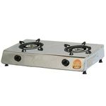 Ramtons RG/544 - Stainless Steel Table Top 2 Burner Gas Cooker (1YR WRTY)