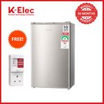 K-Elec Single door 90L Refrigerator Model KR14-SDC-KSC (36Months Warranty) + Free Fridge Guard