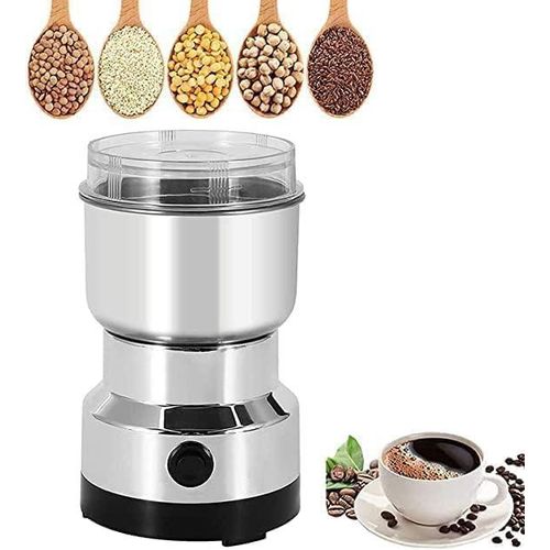 RAF Stainless Steel Multifunctional Electric Grinder &amp; Coffee Maker - Mini Spice, Coffee, and Masala Grinder for Beans, Nuts, and Grains - Household Mixer Grinder-300W