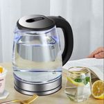 Large Capacity Electric Water Kettle Household Hot Water Boiler with Automatic Shut Off Convenient Detachable Base for Tea Kitchen Kettle UK Plug