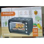 Globalstar 38 Litres oven with rotisserie and double hot plate