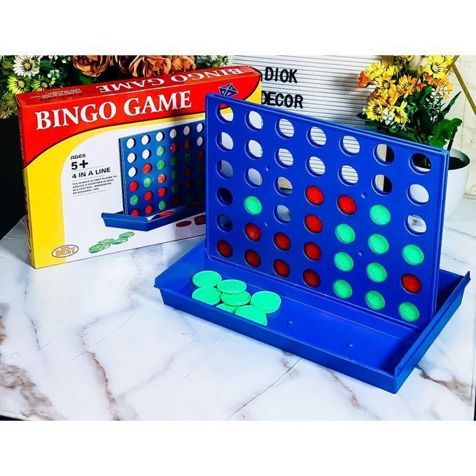 Bingo Connect 4 Game Holiday Indoor Outdoors Family Kids Board Games