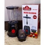 Rashnik High Quality 2-in-1 Blender with Grinder – 450W Strong &amp; Durable, Black/White