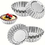20pcs Egg Tart Molds, Multi-Function Cake Molds, Cupcake Molds, Baking Tools