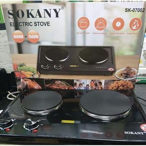 Sokany Double electric hot plate cooking stove