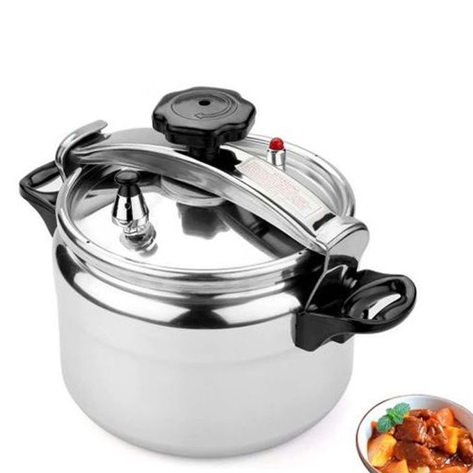 Nunix Aluminium Pressure Cooker - Explosion Proof - 7  Litres - Silver