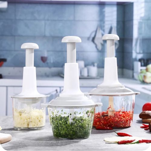 Manual Vegetable Mincers Press Type Household Garlic Meat Cutter Grinders Whisk