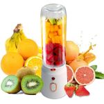 Portable Dual Cup USB Juicer - White