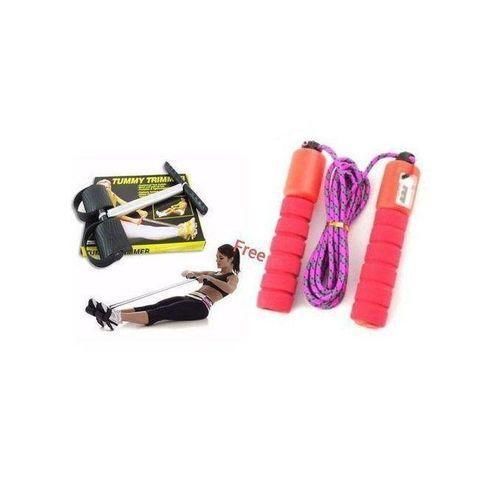 Tummy Trimmer Double Spring Execiser Free Skipping Rope