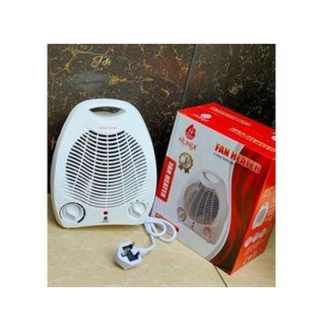 Nunix  Portable Room Fan Heater With Two Heat Settings 1000w
