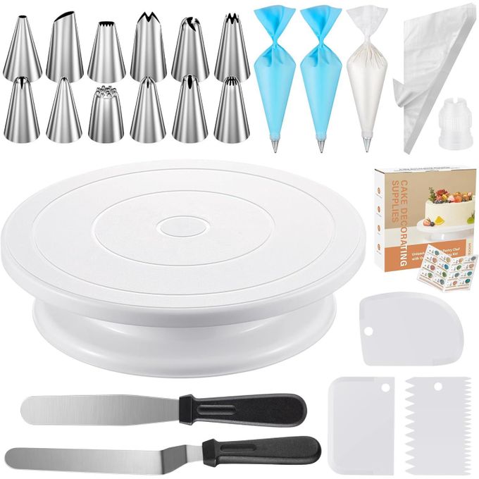 TIMBUTUS 71PCs Cake Decorating Kit – All-in-One Baking Supplies Set
