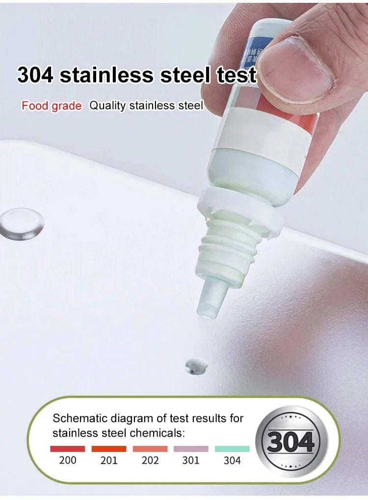 Gen 6 Pcs Stainless Steel Square Plate With Lid