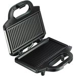 TodyJeyHo Sandwich machine, 700W, insulated handle, locking system, non-stick coating, black