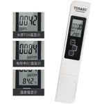 White LCD Digital Salinity and Temperature Meter for Aquariums and Ponds