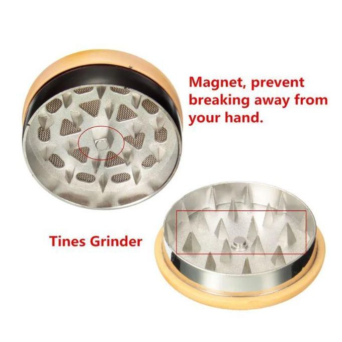 Metal Grinder spices Crusher Dried Flowers Herbs Quality Metal Spice Tobacco Herb Spice Crusher / Grinder