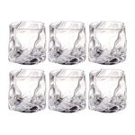 Nice One Set of 6pcs 300ML High Quality Shining Whiskey Glasses  Cup (ES7040 GLASS CUP C)