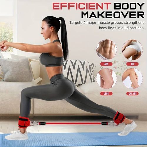 5pcs Fitness Elastic Bands, Ankle Straps, Resistance Bands for Legs/Hip