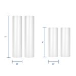 Inkbird Vacuum Sealer Rolls for Food Saver Microwave and Freezer Safe BPA-Free