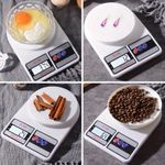 LCD Display Electronic Digital Kitchen Food Scale 10KG/1g - White