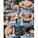 Saker Twister Arm Trainer, 40-100lb Adjustable Chest Workout Equipment, Arm Trainer, Twister Arm Trainer, Portable Power Twister Bar