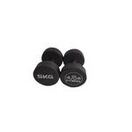 Rubber coated 5kg dumbbells set