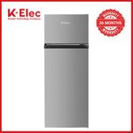 K-Elec 125 Litres Double Door Top Mount Fridge De-Frost Refrigerator With Ice Cube Tray | Model KR20-TM-DFC | 36 Months Warranty + Free Fridge Guard