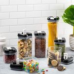 7 PCS Boîte Alimentaire Scellée, Pot De Stockage De Céréales Et De Produits Secs, Conteneur De Cuisine, Boîte De Rangement