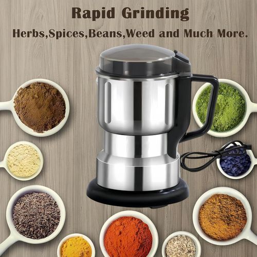 Electric Coffee &amp; Spice Grinder with Stainless Steel Blades