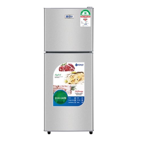 Nunix 138L Double Door Fridge Energy Efficient (1YR WRTY)