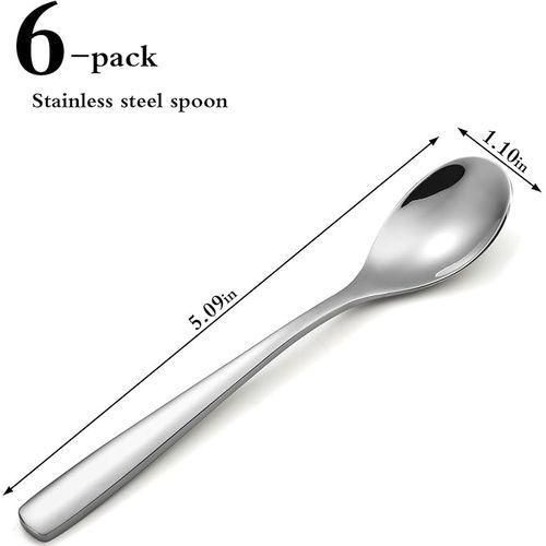 Pureliving 6PCS Stainless Steel Coffee Spoons Set