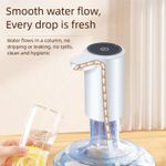 Automatic Water Pump Dispenser With Touch Control - White