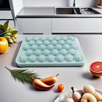 33 Grids Ice Cube Trays, Round Diamond Silicone Molds, Food-Grade Plastic Refrigerator Storage Boxes, Food Safety Contact-Kitchen Tool Accessories Molds