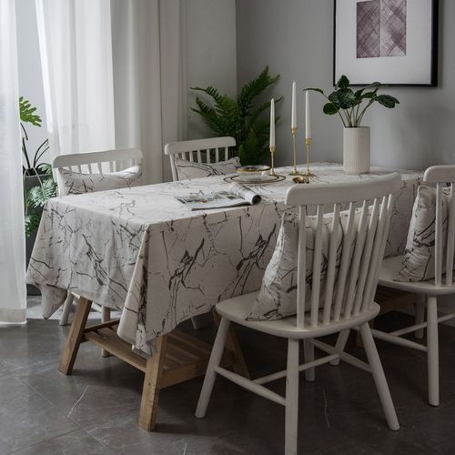Marble Pattern Minimalist Tablecloth Cover