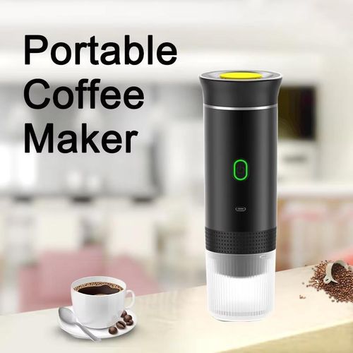 Wireless Electric Portable Espresso Coffee Machine 3-in-1 Capsule Powder Travel Coffee Maker
