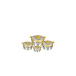 Signature 4 Pcs Pearl Platina Hotpots  (700/1000/1500/2500ml)