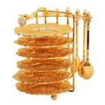 6 Tier Serving Stand With Platter Serving Dishes And 6 Spoons For Weddings Tea Party Entertaining Kitchen Holiday Gatherings