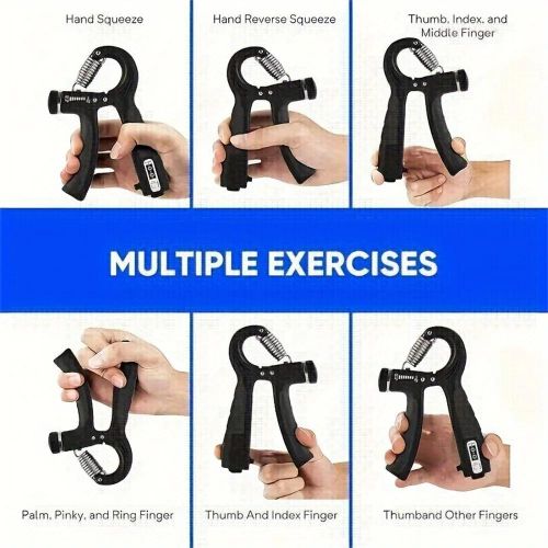 VIC Grip Strength Trainer, Hand Squeezer Adjustable Resistance, Hand Grip Strengthener