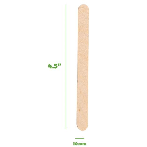 100pcs Natural Wooden Food Grade Craft Sticks